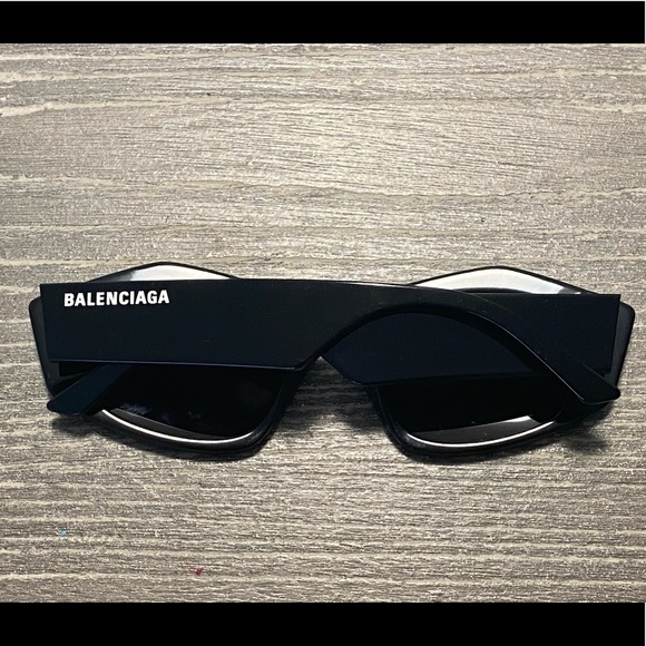 Balenciaga Mens Eyewear Rectangular Frame Sunglasses - Picture 7 of 9